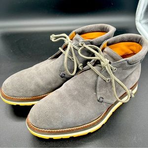 LV Grey Suede Chukka Boots